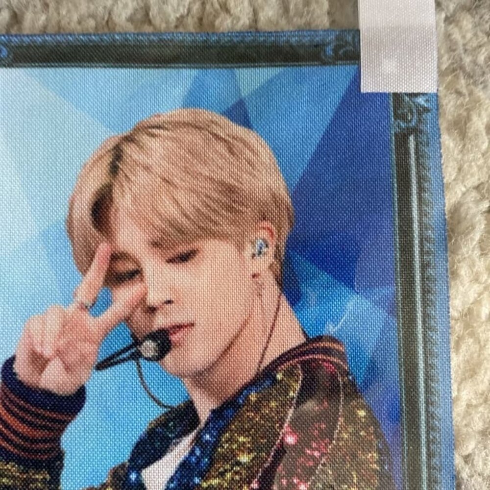BTS jimin flag stand NWT new
